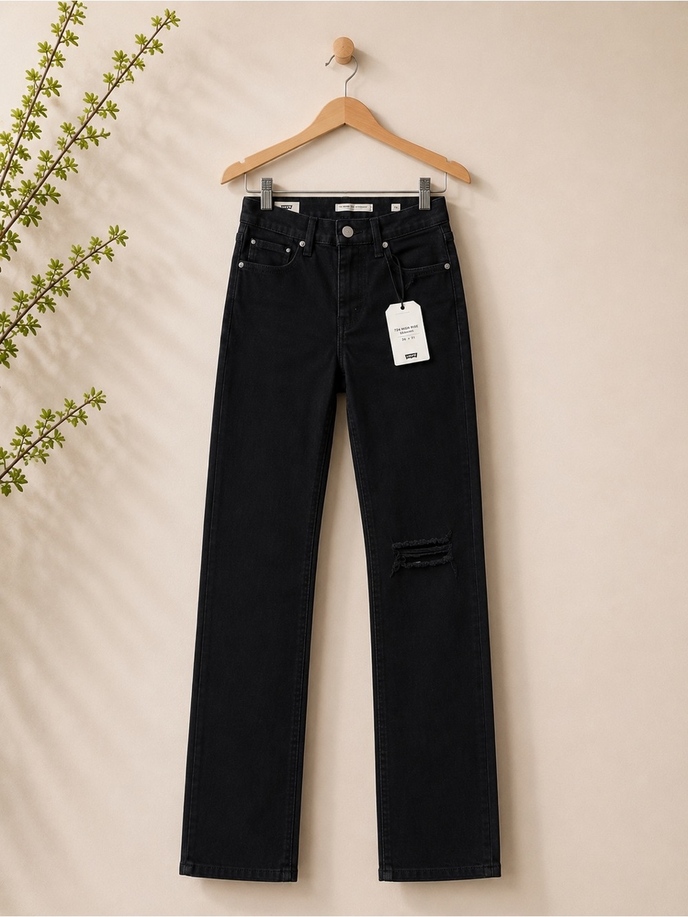 LEVIS | 724 HIGH RISE STRAIGHT WOMEN'S JEANS | 26W / 32L